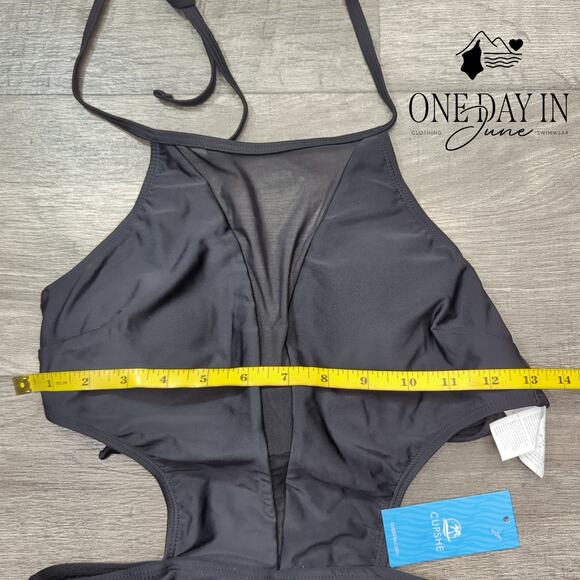 Cupshe Halter Cut Out One Piece Swimsuit Size S - Picture 5 of 7